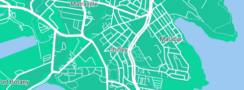 Map showing the location of Bold Web Designs in Chifley, NSW 2036