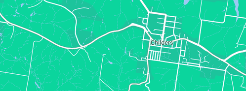 Map showing the location of AllSafe Energy Efficient Products in Childers, QLD 4660