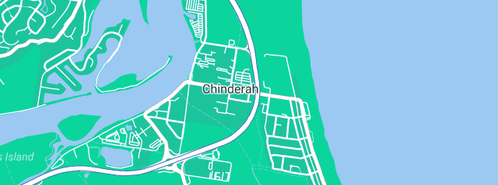 Map showing the location of Chinderah Smash Repairs in Chinderah, NSW 2487