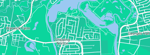 Map showing the location of DCT Australia in Chipping Norton, NSW 2170