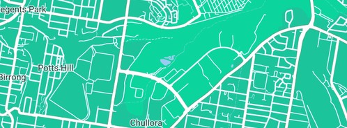 Map showing the location of Sydney Mobile Storage in Chullora, NSW 2190