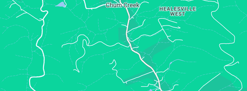 Map showing the location of Chum Creek Fencing & Home Services in Chum Creek, VIC 3777