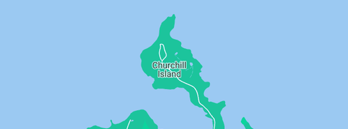 Map showing the location of Churchill Island Marine National Park in Churchill Island, VIC 3925