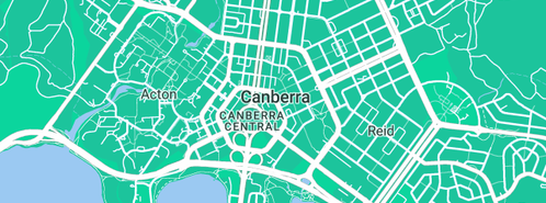 Map showing the location of cartoonsbychris.com.au in Civic Square, ACT 2608