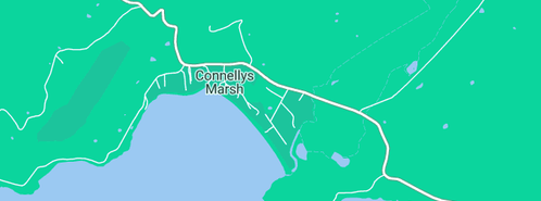Map showing the location of McPherson D in Connellys Marsh, TAS 7173