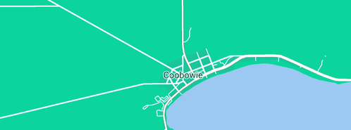 Map showing the location of Barachel Alpacas in Coobowie, SA 5583
