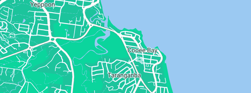 Map showing the location of Kevin Pearce Bobcat Hire in Cooee Bay, QLD 4703