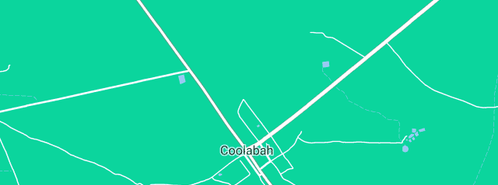 Map showing the location of Ryan W J in Coolabah, NSW 2831