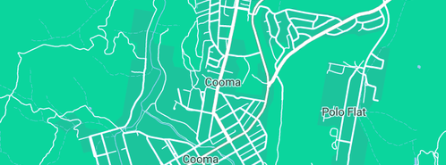Map showing the location of TLE Cooma in Cooma, NSW 2630