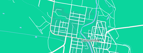 Map showing the location of Coonamble Ag Spray in Coonamble, NSW 2829