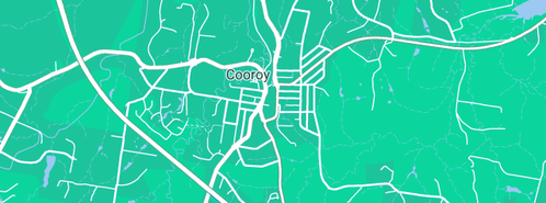 Map showing the location of Sunshine Coast Libraries Cooroy in Cooroy, QLD 4563
