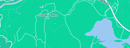 Map showing the location of Artisan Bathrooms in Cobaki Lakes, NSW 2486