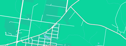 Map showing the location of McCann R A O in Cobden, VIC 3266