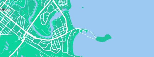 Map showing the location of Great Eastern Ecology in Coffs Harbour Jetty, NSW 2450