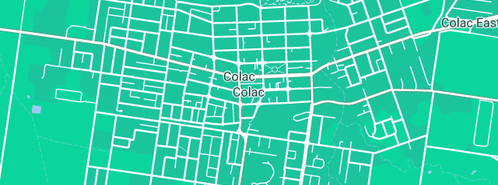 Map showing the location of Colac To Coast Solar Energy in Colac, VIC 3250