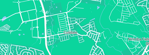 Map showing the location of Eden Residences in Colebee, NSW 2761