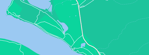Map showing the location of Freycinet Villas in Coles Bay, TAS 7215