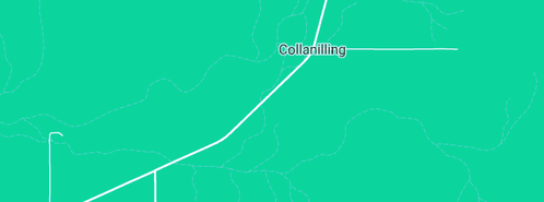 Map showing the location of West Jim in Collanilling, WA 6315