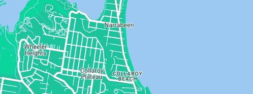 Map showing the location of CT Matters in Collaroy Beach, NSW 2097