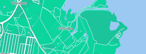 Map showing the location of unique counselling service in Colongra, NSW 2262