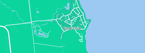 Map showing the location of MarsCEL Civil Structural Engineering in Coral Cove, QLD 4670