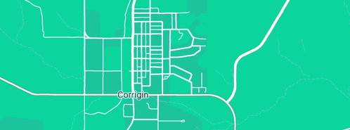 Map showing the location of Corrigin Computers in Corrigin, WA 6375