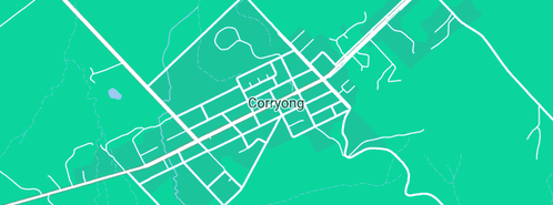 Map showing the location of Costello Rural in Corryong, VIC 3707