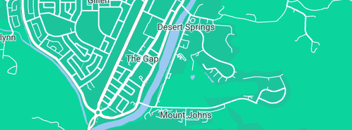 Map showing the location of Alice Springs Convention Centre in Costello, NT 872