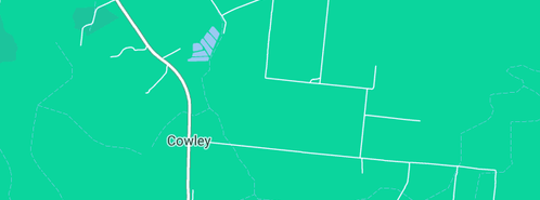 Map showing the location of Reidy's Bananas in Cowley, QLD 4871