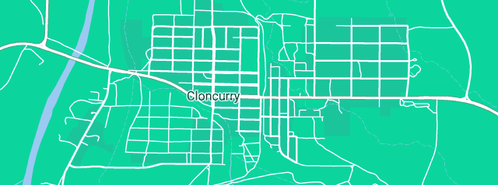 Map showing the location of Cloncurry Mustering Company in Cloncurry, QLD 4824