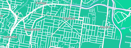 Map showing the location of Sprayflo in Clayfield, QLD 4011