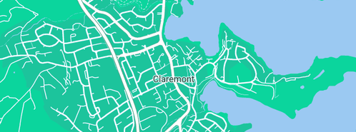Map showing the location of JJ's Neat & Tidy Mowing Services in Claremont, TAS 7011