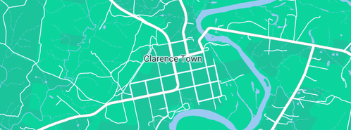 Map showing the location of Indoor Greenery in Clarence Town, NSW 2321