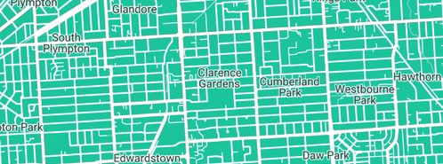 Map showing the location of Adelaide Letterboxes in Clarence Gardens, SA 5039