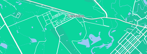 Map showing the location of Johnson R W in Clarendon, NSW 2756