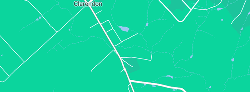Map showing the location of Ballarat Tree Fella in Clarendon, VIC 3352