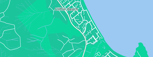 Map showing the location of Financial Writers Australia in Clifton Beach, QLD 4879