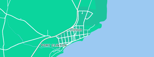 Map showing the location of Port Clinton Beach car park in Clinton, SA 5570