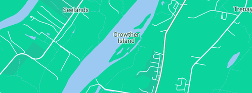 Map showing the location of J&F pressure cleaning in Crowther Island, NSW 2460