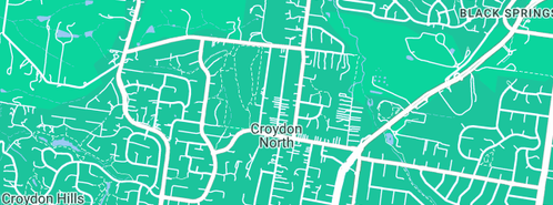 Map showing the location of Payneless Media in Croydon North, VIC 3136