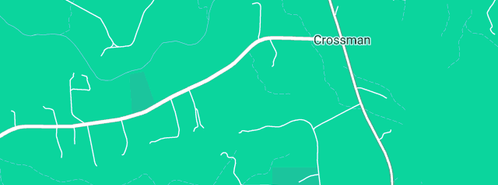 Map showing the location of Crossman Village Roadhouse in Crossman, WA 6390