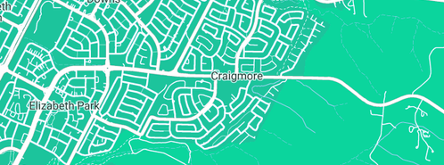 Map showing the location of Just Slush in Craigmore, SA 5114