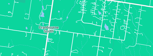 Map showing the location of Taxi Service SE Melbourne in Cranbourne South, VIC 3977