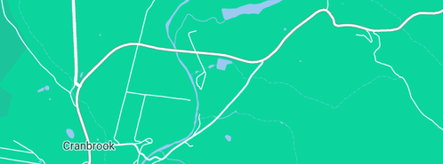 Map showing the location of Alcheringa Texel Stud in Cranbrook, TAS 7190