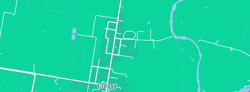 Map showing the location of Cressy Hair Design in Cressy, TAS 7302