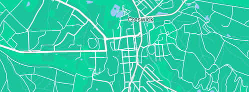 Map showing the location of GDP Transport Pty Ltd in Creswick, VIC 3363