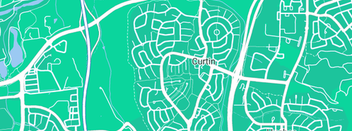 Map showing the location of Capital Gains in Curtin, ACT 2605