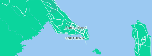 Map showing the location of Joey Lees camping area, Curtis Island National Park in Curtis Island, QLD 4680