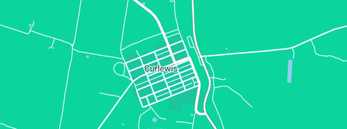 Map showing the location of Maree Kelly Web Design in Curlewis, NSW 2381
