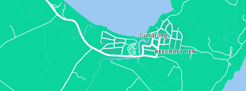 Map showing the location of Lazy Dayz in Currarong, NSW 2540